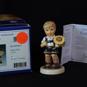 "Sunflower Boy" Vintage Hummel
